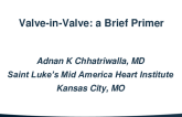 Valve-in-Valve: A Brief Primer