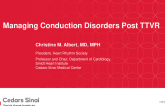 Managing Conduction Disorders Post TTVR