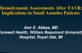 Hemodynamic Assessments After TAVR: Implications in Small Annulus Patients