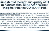 Burst Steroid Therapy and Quality of Life in Patients With Acute Heart Failure: Insights From the CORTAHF Trial