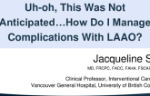 Uh-oh, This Was Not Anticipated…How Do I Manage Complications With LAAO?