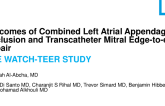 TCT 546: Left Atrial Appendage Occlusion in Patients Undergoing Transcatheter Mitral Edge-to-Edge Repair (WATCH-TEER Study)