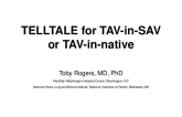 TELLTALE for TAV-in-SAV or TAV-in-Native