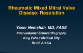 Case 2: Rheumatic Mixed Mitral Valve Disease