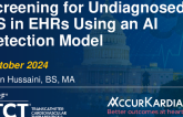 Screening for Undiagnosed Aortic Stenosis in Health System EHRs Using ECG-based AI Detection Model (AccurKardia)