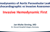 Invasive Hemodynamic First