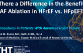 Is There a Difference in the Benefits of AF Ablation in HFrEF vs HFpEF?