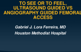 TCT 609: To Feel or to See, a Comparison Between Ultrasound-Guided V.S Angiography-Guided Gemoral Access"