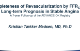 Completeness of Revascularization by FFRCT and Long-term Prognosis in Stable Angina: A 7-Year Follow-up of the ADVANCE-DK Registry