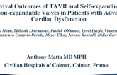 TCT 239: Survival Outcomes of TAVR and Self-expandable vs Balloon-expandable Valves in Patients with Advanced Cardiac Dysfunction and Aortic Stenosis