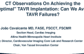 CT Observations On Achieving the "Optimal" TAVR Implantation: Can We Avoid TAVR Failures?