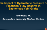 TCT 755: The Impact of Hydrostatic Pressure on Fractional Flow Reserve in Saphenous Vein Grafts