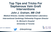 Coronary Keynote Lecture: My Top Tips and Tricks for Saphenous Vein Graft Intervention
