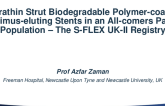 TCT 522: Ultrathin Strut Biodegradable Polymer-coated Sirolimus-eluting Stents in an All-comers Patient Population – The Prospective S-FLEX UK-II Registry