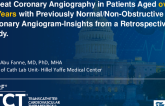 TCT 684: Repeat Coronary Angiography in Patients Aged Over 50 Years With Previously Normal/Non-Obstructive Coronary Angiogram: Insights From a Retrospective Single Center Study