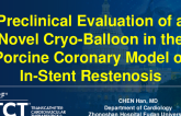 TCT 487: Preclinical Evaluation of a Novel Cryo-Balloon in the Porcine Coronary Model of In-Stent Restenosis  