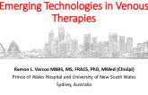Emerging Technologies in Venous Therapies