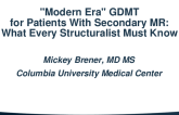 Modern Era GDMT for Patient With Secondary MR (What Every Structuralist Must Know)