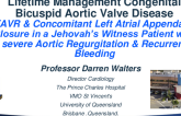 TCT 919: Lifetime managemnt of calcified congenital bicuspid aortic valve and left atrial appendage occlusion in a Jehovah's witness patient with ongoing bleeding 