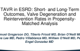 TCT 842: TAVR in ESRD: Short- and Long-Term Outcomes, Valve Degeneration and Reintervention Rates in Propensity-Matched Analysis