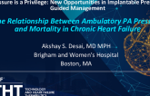 Under Pressure: The Relationship Between Ambulatory PA Pressure and Mortality in Chronic Heart Failure