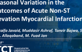 TCT 177: Seasonal Variation in the Outcomes of Acute Non-ST Elevation Myocardial Infarction
