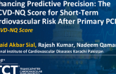 TCT 810: Enhancing Predictive Precision: The NICVD-NQ Score for Short-Term Cardiovascular Risk After Primary PCI