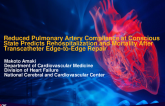 TCT 651: Reduced Pulmonary Artery Compliance at Conscious State Predicts Rehospitalization and Mortality After Transcatheter Edge-to-Edge Repair