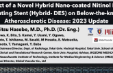 TCT 649: Impact of a Novel Hybrid Nano-coated Nitinol Drug-eluting Stent (Hybrid-DES) on Below-the-knee Atherosclerotic Disease: 2023 Update
