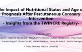 TCT 175: The Impact of Nutritional Status and Age on Prognosis After Percutaneous Coronary Intervention: Insights from the TWINCRE Registry