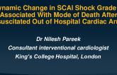 TCT 397: Dynamic Change in SCAI Shock Grade is Associated With Mode of Death After Resuscitated Out of Hospital Cardiac Arrest 