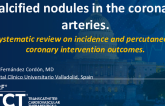 TCT 374: Calcified Nodules in the Coronary Arteries: Systematic Review on Incidence and Percutaneous Coronary Intervention Outcomes