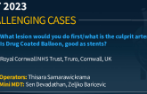 TCT 1007: What lesion would you do first/what is the culprit artery ? - Is Drug Eluting Balloon, good as stents?