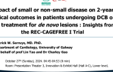 Impact of Small or Non-Small Vessel Disease to Drug-Coated Balloon Angioplasty for the Treatment of De Novo Coronary Artery Lesions: Insights From the REC-CAGEFREE I Trial