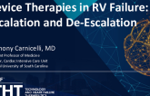 Device Therapies in RV Failure: Escalation and De-Escalation
