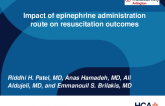 TCT 554: Impact of Epinephrine Administration Route on CPR outcomes in STEMI patients