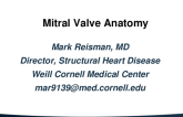 Mitral Valve Anatomy Bioskills