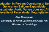 A Reduction in Percent Oversizing of Newer Generation Balloon-Expandable Transcatheter Aortic Valves Does Not Affect Severity of Paravalvular Regurgitation