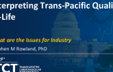 Interpreting Trans-Pacific Quality of Life:  What Are the Issues for Industry?