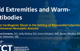 TCT 1550: Cold Extremities and Warm-Antibodies: A Case Report of Acute Cardiogenic Shock in the Setting of Myocardial Infarction and Autoimmune Hemolytic Anemia