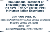 Percutaneous Treatment of Tricuspid Regurgitation With the Novel TriFlO® Device: First in Human Italian Experience