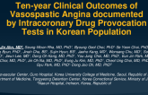 TCT 225: Ten-year Clinical Outcomes of Vasospastic Angina documented by Intracoronary Drug Provocation Tests in Korean Population