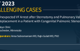 TCT 1032: Unexpected VF Arrest after Sternotomy and Pulmonary Valve Replacement in a Patient with Congenital Pulmonic Stenosis