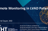 Remote Monitoring in LVAD Patients