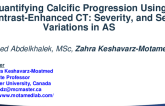TCT 301: Quantifying Calcific Progression Using Contrast-Enhanced CT: Severity, and Sex Variations in AS