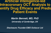 TCT 203: ­­­­Artificial Intelligence-led Intracoronary OCT Analysis to Identify Drug Efficacy and Predict Patient Events