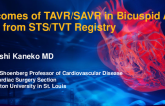 Outcomes of TAVR and SAVR in Bicuspid AS: Data From the STS/TVT Registry