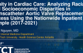 TCT 797: Equity in Cardiac Care: Analyzing Racial and Socioeconomic Disparities in Transcatheter Aortic Valve Replacement Access Using the Nationwide Inpatient Sample (2017-2021)    