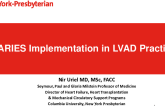 ARIES Implementation in LVAD Practice