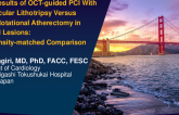 TCT 317: Acute Results of Optical Coherence Tomography-guided Percutaneous Coronary Intervention With Intravascular Lithotripsy Versus Orbital/Rotational Atherectomy in Calcified Lesions: A Propensity-matched Comparison.